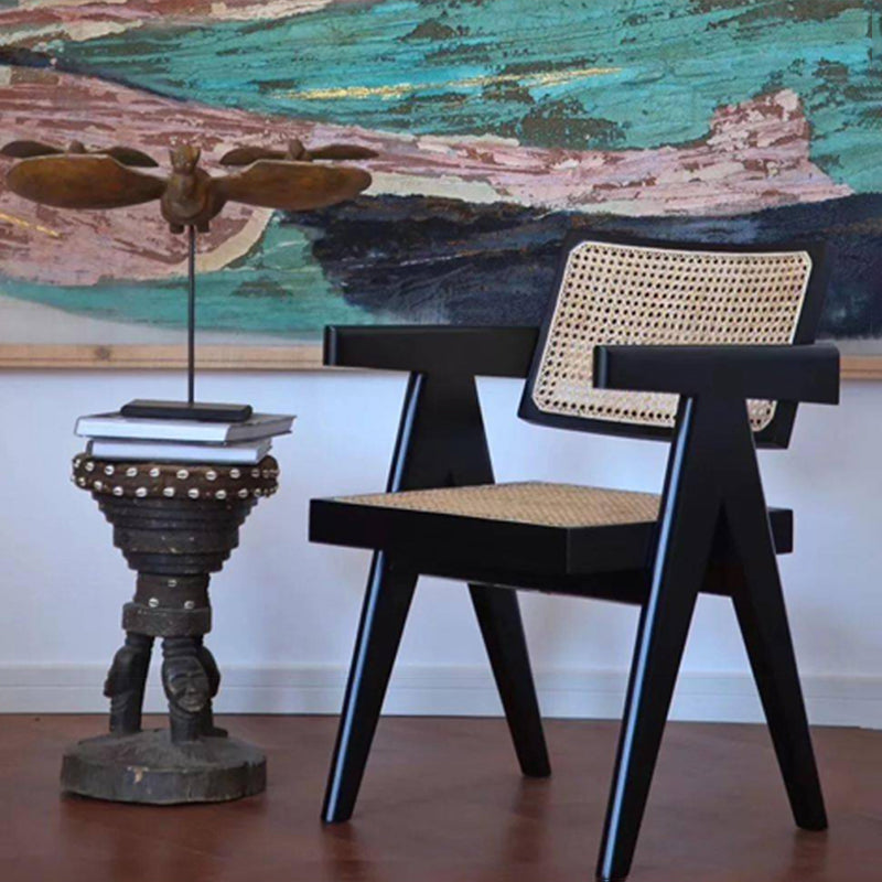 Contemporary Style Wooden Dining Chair Open Back Single Dining Side Chair for Kitchen Clearhalo ' kitchen&dining_furn' 'Dining Chairs' 'Dining Tables & Seating' 'dining_chair' 'furn' 'furn_dining_chair' 'Furniture' 'furniture_dining_chair' 'Kitchen & Dining Furniture' 'kitchen' 3910013