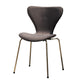Modern Style Linen Fabric Dining Chairs Solid Back Armless Dining Single Chair Dark Gray Brass Gold Clearhalo ' kitchen&dining_furn' 'Dining Chairs' 'Dining Tables & Seating' 'dining_chair' 'furn' 'furn_dining_chair' 'Furniture' 'furniture_dining_chair' 'Kitchen & Dining Furniture' 'kitchen' 3910026