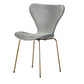 Modern Style Linen Fabric Dining Chairs Solid Back Armless Dining Single Chair Light Gray Brass Gold Clearhalo ' kitchen&dining_furn' 'Dining Chairs' 'Dining Tables & Seating' 'dining_chair' 'furn' 'furn_dining_chair' 'Furniture' 'furniture_dining_chair' 'Kitchen & Dining Furniture' 'kitchen' 3910028