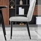Contemporary Indoor-Outdoor Metal Dining Room Chairs Leather Dining Armless Chairs Clearhalo ' kitchen&dining_furn' 'Dining Chairs' 'Dining Tables & Seating' 'dining_chair' 'furn' 'furn_dining_chair' 'Furniture' 'furniture_dining_chair' 'Kitchen & Dining Furniture' 'kitchen' 3910079