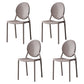 Modern Style Plastic Dining Chair Open Back Dining Stackable Side Chairs for Kitchen Dark Gray 4 Piece Set Clearhalo ' kitchen&dining_furn' 'Dining Chairs' 'Dining Tables & Seating' 'dining_chair' 'furn' 'furn_dining_chair' 'Furniture' 'furniture_dining_chair' 'Kitchen & Dining Furniture' 'kitchen' 3910139