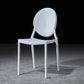 Modern Style Plastic Dining Chair Open Back Dining Stackable Side Chairs for Kitchen White 1 Piece Clearhalo ' kitchen&dining_furn' 'Dining Chairs' 'Dining Tables & Seating' 'dining_chair' 'furn' 'furn_dining_chair' 'Furniture' 'furniture_dining_chair' 'Kitchen & Dining Furniture' 'kitchen' 3910141