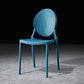 Modern Style Plastic Dining Chair Open Back Dining Stackable Side Chairs for Kitchen Peacock Blue 1 Piece Clearhalo ' kitchen&dining_furn' 'Dining Chairs' 'Dining Tables & Seating' 'dining_chair' 'furn' 'furn_dining_chair' 'Furniture' 'furniture_dining_chair' 'Kitchen & Dining Furniture' 'kitchen' 3910158