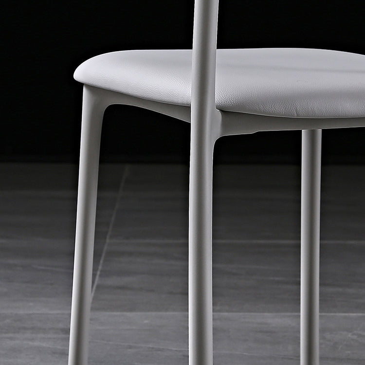 Modern Style Plastic Dining Chairs Open Back Dining Stackable Side Chairs for Kitchen Clearhalo ' kitchen&dining_furn' 'Dining Chairs' 'Dining Tables & Seating' 'dining_chair' 'furn' 'furn_dining_chair' 'Furniture' 'furniture_dining_chair' 'Kitchen & Dining Furniture' 'kitchen' 3910177