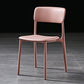 Modern Style Plastic Dining Chairs Open Back Dining Stackable Side Chairs for Kitchen Pink Plastic & Acrylic 1 Piece Clearhalo ' kitchen&dining_furn' 'Dining Chairs' 'Dining Tables & Seating' 'dining_chair' 'furn' 'furn_dining_chair' 'Furniture' 'furniture_dining_chair' 'Kitchen & Dining Furniture' 'kitchen' 3910201