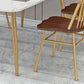 Contemporary Style Metal Dining Room Chairs Windsor Back Armless Chairs for Kitchen (Set of 4) Clearhalo ' kitchen&dining_furn' 'Dining Chairs' 'Dining Tables & Seating' 'dining_chair' 'furn' 'furn_dining_chair' 'Furniture' 'furniture_dining_chair' 'Kitchen & Dining Furniture' 'kitchen' 3910225