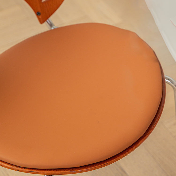 Contemporary Style Metal Dining Room Chair Open Back Armless Single Chair for Kitchen Clearhalo ' kitchen&dining_furn' 'Dining Chairs' 'Dining Tables & Seating' 'dining_chair' 'furn' 'furn_dining_chair' 'Furniture' 'furniture_dining_chair' 'Kitchen & Dining Furniture' 'kitchen' 3910239