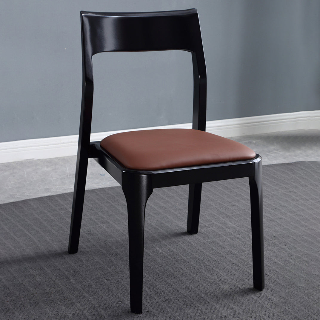 Modern Wooden Dining Chairs Open Back Dining Side Armless Chair for Kitchen Clearhalo ' kitchen&dining_furn' 'Dining Chairs' 'Dining Tables & Seating' 'dining_chair' 'furn' 'furn_dining_chair' 'Furniture' 'furniture_dining_chair' 'Kitchen & Dining Furniture' 'kitchen' 3910255