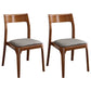 Modern Wooden Dining Chairs Open Back Dining Side Armless Chair for Kitchen Khaki 2 Piece Set Clearhalo ' kitchen&dining_furn' 'Dining Chairs' 'Dining Tables & Seating' 'dining_chair' 'furn' 'furn_dining_chair' 'Furniture' 'furniture_dining_chair' 'Kitchen & Dining Furniture' 'kitchen' 3910263