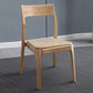 Modern Wooden Dining Chairs Open Back Dining Side Armless Chair for Kitchen Natural 1 Piece Clearhalo ' kitchen&dining_furn' 'Dining Chairs' 'Dining Tables & Seating' 'dining_chair' 'furn' 'furn_dining_chair' 'Furniture' 'furniture_dining_chair' 'Kitchen & Dining Furniture' 'kitchen' 3910272