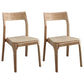Modern Wooden Dining Chairs Open Back Dining Side Armless Chair for Kitchen Natural 2 Piece Set Clearhalo ' kitchen&dining_furn' 'Dining Chairs' 'Dining Tables & Seating' 'dining_chair' 'furn' 'furn_dining_chair' 'Furniture' 'furniture_dining_chair' 'Kitchen & Dining Furniture' 'kitchen' 3910273