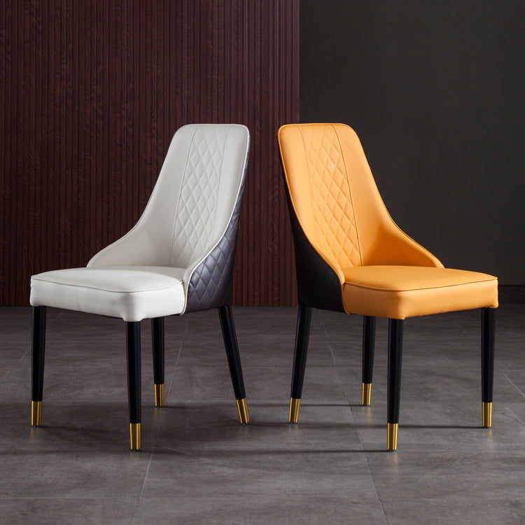 Contemporary Style Wooden Dining Chairs Dining Parsons Armless Side Chair (Set of 2) Clearhalo ' kitchen&dining_furn' 'Dining Chairs' 'Dining Tables & Seating' 'dining_chair' 'furn' 'furn_dining_chair' 'Furniture' 'furniture_dining_chair' 'Kitchen & Dining Furniture' 'kitchen' 3910298