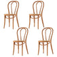 Bentwood Armless Dining Chairs Wood Dining Side Chairs with Beech Legs Wood Wicker & Rattan 4 Piece Set Clearhalo ' kitchen&dining_furn' 'Dining Chairs' 'Dining Tables & Seating' 'dining_chair' 'furn' 'furn_dining_chair' 'Furniture' 'furniture_dining_chair' 'Kitchen & Dining Furniture' 'kitchen' 3910334