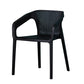 Modern Style Plastic Dining Chair Stackable Dining Side Chairs for Kitchen Black 1 Piece Clearhalo ' kitchen&dining_furn' 'Dining Chairs' 'Dining Tables & Seating' 'dining_chair' 'furn' 'furn_dining_chair' 'Furniture' 'furniture_dining_chair' 'Kitchen & Dining Furniture' 'kitchen' 3910340