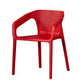 Modern Style Plastic Dining Chair Stackable Dining Side Chairs for Kitchen Red 1 Piece Clearhalo ' kitchen&dining_furn' 'Dining Chairs' 'Dining Tables & Seating' 'dining_chair' 'furn' 'furn_dining_chair' 'Furniture' 'furniture_dining_chair' 'Kitchen & Dining Furniture' 'kitchen' 3910351