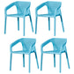 Modern Style Plastic Dining Chair Stackable Dining Side Chairs for Kitchen Sky Blue 4 Piece Set Clearhalo ' kitchen&dining_furn' 'Dining Chairs' 'Dining Tables & Seating' 'dining_chair' 'furn' 'furn_dining_chair' 'Furniture' 'furniture_dining_chair' 'Kitchen & Dining Furniture' 'kitchen' 3910364