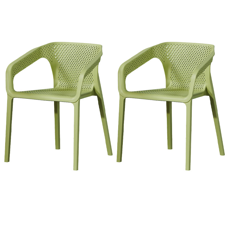 Modern Style Plastic Dining Chair Stackable Dining Side Chairs for Kitchen Light Green 2 Piece Set Clearhalo ' kitchen&dining_furn' 'Dining Chairs' 'Dining Tables & Seating' 'dining_chair' 'furn' 'furn_dining_chair' 'Furniture' 'furniture_dining_chair' 'Kitchen & Dining Furniture' 'kitchen' 3910369