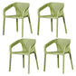 Modern Style Plastic Dining Chair Stackable Dining Side Chairs for Kitchen Light Green 4 Piece Set Clearhalo ' kitchen&dining_furn' 'Dining Chairs' 'Dining Tables & Seating' 'dining_chair' 'furn' 'furn_dining_chair' 'Furniture' 'furniture_dining_chair' 'Kitchen & Dining Furniture' 'kitchen' 3910370