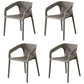 Modern Style Plastic Dining Chair Stackable Dining Side Chairs for Kitchen Coffee 4 Piece Set Clearhalo ' kitchen&dining_furn' 'Dining Chairs' 'Dining Tables & Seating' 'dining_chair' 'furn' 'furn_dining_chair' 'Furniture' 'furniture_dining_chair' 'Kitchen & Dining Furniture' 'kitchen' 3910376