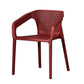 Modern Style Plastic Dining Chair Stackable Dining Side Chairs for Kitchen Burgundy 1 Piece Clearhalo ' kitchen&dining_furn' 'Dining Chairs' 'Dining Tables & Seating' 'dining_chair' 'furn' 'furn_dining_chair' 'Furniture' 'furniture_dining_chair' 'Kitchen & Dining Furniture' 'kitchen' 3910377