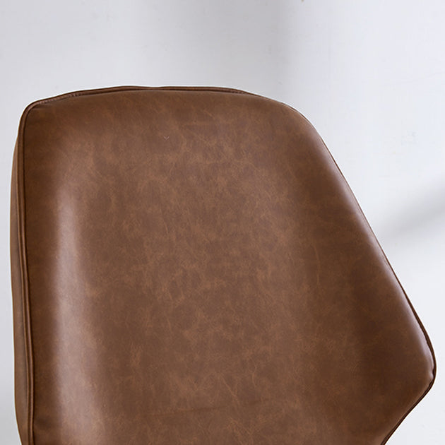 Contemporary Style Metal Dining Chair Dining Wingback Armless Side Chairs for Kitchen Clearhalo ' kitchen&dining_furn' 'Dining Chairs' 'Dining Tables & Seating' 'dining_chair' 'furn' 'furn_dining_chair' 'Furniture' 'furniture_dining_chair' 'Kitchen & Dining Furniture' 'kitchen' 3910436