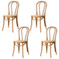 Modern Solid Beech Wood Chairs Kitchen Dining Windsor Back Side Chair Set Brown 4 Piece Set Clearhalo ' kitchen&dining_furn' 'Dining Chairs' 'Dining Tables & Seating' 'dining_chair' 'furn' 'furn_dining_chair' 'Furniture' 'furniture_dining_chair' 'Kitchen & Dining Furniture' 'kitchen' 3910487