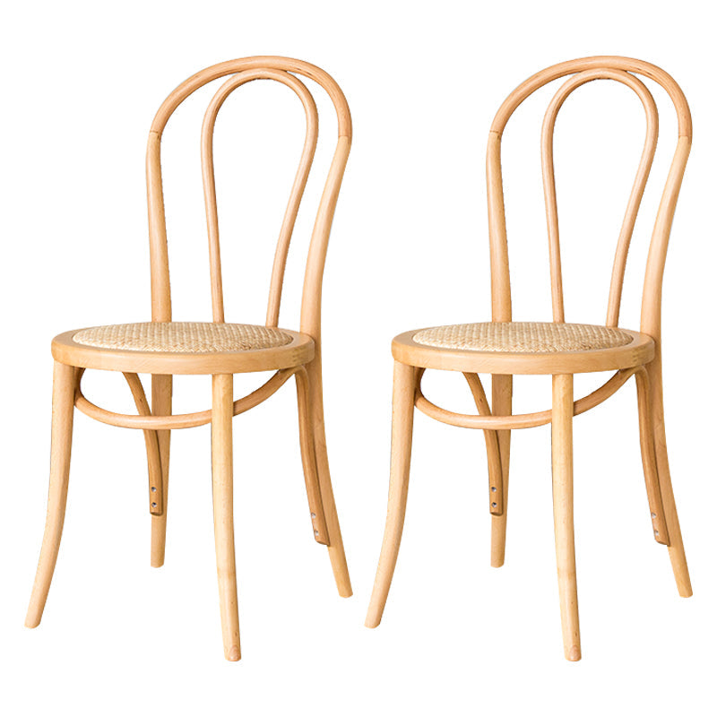 Modern Solid Beech Wood Chairs Kitchen Dining Windsor Back Side Chair Set Wood 2 Piece Set Clearhalo ' kitchen&dining_furn' 'Dining Chairs' 'Dining Tables & Seating' 'dining_chair' 'furn' 'furn_dining_chair' 'Furniture' 'furniture_dining_chair' 'Kitchen & Dining Furniture' 'kitchen' 3910489