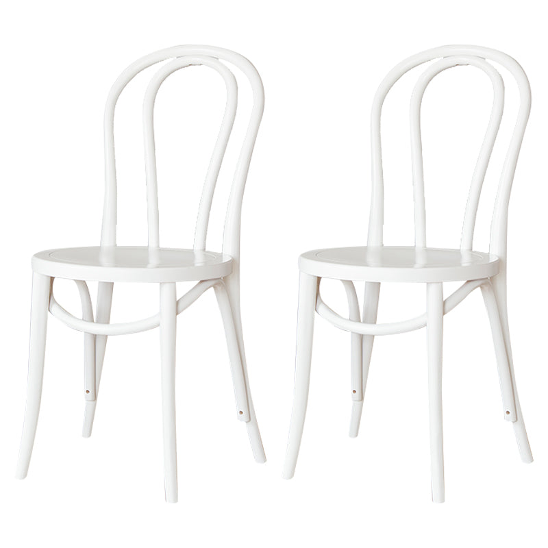 Modern Solid Beech Wood Chairs Kitchen Dining Windsor Back Side Chair Set Textured White 2 Piece Set Clearhalo ' kitchen&dining_furn' 'Dining Chairs' 'Dining Tables & Seating' 'dining_chair' 'furn' 'furn_dining_chair' 'Furniture' 'furniture_dining_chair' 'Kitchen & Dining Furniture' 'kitchen' 3910492