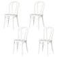 Modern Solid Beech Wood Chairs Kitchen Dining Windsor Back Side Chair Set Textured White 4 Piece Set Clearhalo ' kitchen&dining_furn' 'Dining Chairs' 'Dining Tables & Seating' 'dining_chair' 'furn' 'furn_dining_chair' 'Furniture' 'furniture_dining_chair' 'Kitchen & Dining Furniture' 'kitchen' 3910493