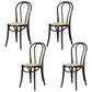 Modern Solid Beech Wood Chairs Kitchen Dining Windsor Back Side Chair Set Black-White 4 Piece Set Clearhalo ' kitchen&dining_furn' 'Dining Chairs' 'Dining Tables & Seating' 'dining_chair' 'furn' 'furn_dining_chair' 'Furniture' 'furniture_dining_chair' 'Kitchen & Dining Furniture' 'kitchen' 3910496