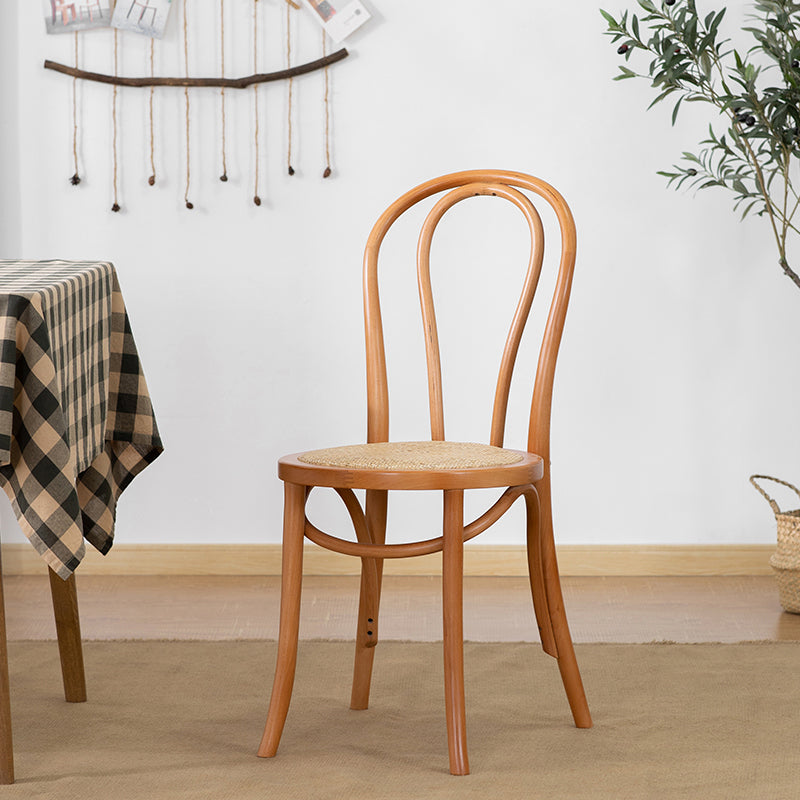 Modern Solid Beech Wood Chairs Kitchen Dining Windsor Back Side Chair Set Light Wood 1 Piece Clearhalo ' kitchen&dining_furn' 'Dining Chairs' 'Dining Tables & Seating' 'dining_chair' 'furn' 'furn_dining_chair' 'Furniture' 'furniture_dining_chair' 'Kitchen & Dining Furniture' 'kitchen' 3910503