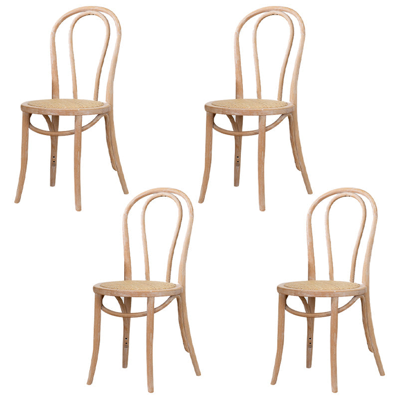 Modern Solid Beech Wood Chairs Kitchen Dining Windsor Back Side Chair Set Distressed White 4 Piece Set Clearhalo ' kitchen&dining_furn' 'Dining Chairs' 'Dining Tables & Seating' 'dining_chair' 'furn' 'furn_dining_chair' 'Furniture' 'furniture_dining_chair' 'Kitchen & Dining Furniture' 'kitchen' 3910508