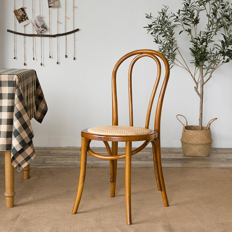 Modern Solid Beech Wood Chairs Kitchen Dining Windsor Back Side Chair Set Walnut 1 Piece Clearhalo ' kitchen&dining_furn' 'Dining Chairs' 'Dining Tables & Seating' 'dining_chair' 'furn' 'furn_dining_chair' 'Furniture' 'furniture_dining_chair' 'Kitchen & Dining Furniture' 'kitchen' 3910518