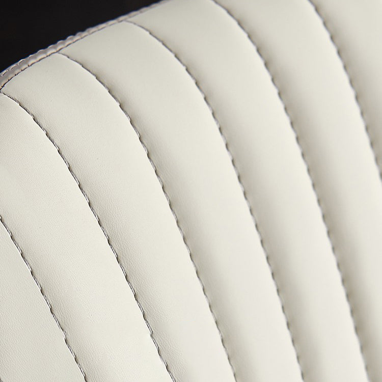 Contemporary Style Metal Dining Chairs Dining Wingback Armless Side Chairs for Kitchen Clearhalo ' kitchen&dining_furn' 'Dining Chairs' 'Dining Tables & Seating' 'dining_chair' 'furn' 'furn_dining_chair' 'Furniture' 'furniture_dining_chair' 'Kitchen & Dining Furniture' 'kitchen' 3910557