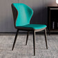 Contemporary Style Metal Dining Chair Dining Wingback Armless Side Chair for Kitchen Green 1 Piece Clearhalo ' kitchen&dining_furn' 'Dining Chairs' 'Dining Tables & Seating' 'dining_chair' 'furn' 'furn_dining_chair' 'Furniture' 'furniture_dining_chair' 'Kitchen & Dining Furniture' 'kitchen' 3910585