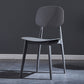 Minimalist Style Open Back Dining Side Chairs Plastic Dining Armless Chairs for Home Grey 1 Piece Clearhalo ' kitchen&dining_furn' 'Dining Chairs' 'Dining Tables & Seating' 'dining_chair' 'furn' 'furn_dining_chair' 'Furniture' 'furniture_dining_chair' 'Kitchen & Dining Furniture' 'kitchen' 3910596