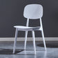 Minimalist Style Open Back Dining Side Chairs Plastic Dining Armless Chairs for Home White 1 Piece Clearhalo ' kitchen&dining_furn' 'Dining Chairs' 'Dining Tables & Seating' 'dining_chair' 'furn' 'furn_dining_chair' 'Furniture' 'furniture_dining_chair' 'Kitchen & Dining Furniture' 'kitchen' 3910602