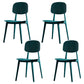 Minimalist Style Open Back Dining Side Chairs Plastic Dining Armless Chairs for Home Green 4 Piece Set Clearhalo ' kitchen&dining_furn' 'Dining Chairs' 'Dining Tables & Seating' 'dining_chair' 'furn' 'furn_dining_chair' 'Furniture' 'furniture_dining_chair' 'Kitchen & Dining Furniture' 'kitchen' 3910618