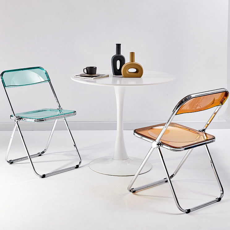 Modern Metal Indoor-Outdoor Chair Armless Open Back Single Dining Side Chair Clearhalo ' kitchen&dining_furn' 'Dining Chairs' 'Dining Tables & Seating' 'dining_chair' 'furn' 'furn_dining_chair' 'Furniture' 'furniture_dining_chair' 'Kitchen & Dining Furniture' 'kitchen' 3910620