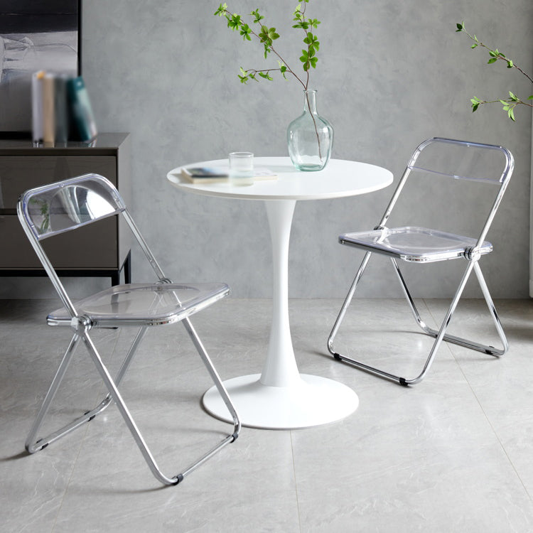 Modern Metal Indoor-Outdoor Chair Armless Open Back Single Dining Side Chair Clearhalo ' kitchen&dining_furn' 'Dining Chairs' 'Dining Tables & Seating' 'dining_chair' 'furn' 'furn_dining_chair' 'Furniture' 'furniture_dining_chair' 'Kitchen & Dining Furniture' 'kitchen' 3910624