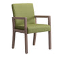 Country Style Arm Chair Solid Back Upholstered Dining Single Armchair Lemon Green Clearhalo ' kitchen&dining_furn' 'Dining Chairs' 'Dining Tables & Seating' 'dining_chair' 'furn' 'furn_dining_chair' 'Furniture' 'furniture_dining_chair' 'Kitchen & Dining Furniture' 'kitchen' 3910728