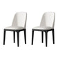 Contemporary Metal Dining Room Chairs Leather Dining Armless Chairs for Restaurant White 2 Piece Set Black Clearhalo ' kitchen&dining_furn' 'Dining Chairs' 'Dining Tables & Seating' 'dining_chair' 'furn' 'furn_dining_chair' 'Furniture' 'furniture_dining_chair' 'Kitchen & Dining Furniture' 'kitchen' 3910879