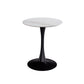 Modern Style Dining Table Round Sintered Stone Dining Table for Home Use White Black Clearhalo ' dining_table' 'Dining Tables & Seating' 'Dining Tables' 'furn' 'furn_dining_table' 'Furniture' 'furniture_dining_table' 'Kitchen & Dining Furniture' 'kitchen&dining_furn' 'kitchen' 'kitchen_dining_table' 3922664
