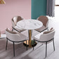 Metal Traditional Luxury Round Dining Table Sintered Stone Table with Pedestal Base Clearhalo ' dining_table' 'Dining Tables & Seating' 'Dining Tables' 'furn' 'furn_dining_table' 'Furniture' 'furniture_dining_table' 'Kitchen & Dining Furniture' 'kitchen&dining_furn' 'kitchen' 'kitchen_dining_table' 3922680