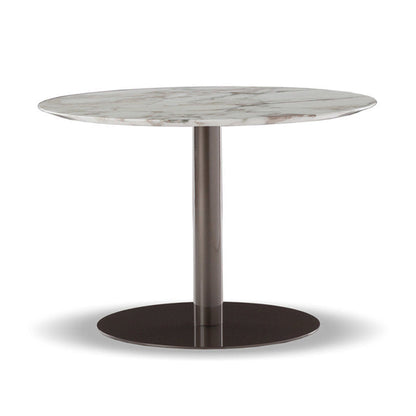 Metal Traditional Luxury Round Dining Table Sintered Stone Table with Pedestal Base Black Without Chairs Clearhalo ' dining_table' 'Dining Tables & Seating' 'Dining Tables' 'furn' 'furn_dining_table' 'Furniture' 'furniture_dining_table' 'Kitchen & Dining Furniture' 'kitchen&dining_furn' 'kitchen' 'kitchen_dining_table' 3922681