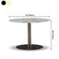 Metal Traditional Luxury Round Dining Table Sintered Stone Table with Pedestal Base Clearhalo ' dining_table' 'Dining Tables & Seating' 'Dining Tables' 'furn' 'furn_dining_table' 'Furniture' 'furniture_dining_table' 'Kitchen & Dining Furniture' 'kitchen&dining_furn' 'kitchen' 'kitchen_dining_table' 3922687