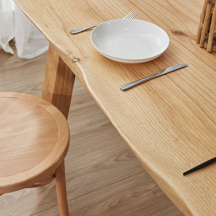 Rectangle Wood Dining Table Modern Pine Table in Nature with 4 Legs for Restaurant Clearhalo ' dining_table' 'Dining Tables & Seating' 'Dining Tables' 'furn' 'furn_dining_table' 'Furniture' 'furniture_dining_table' 'Kitchen & Dining Furniture' 'kitchen&dining_furn' 'kitchen' 'kitchen_dining_table' 3922708