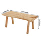 Rectangle Wood Dining Table Modern Pine Table in Nature with 4 Legs for Restaurant Clearhalo ' dining_table' 'Dining Tables & Seating' 'Dining Tables' 'furn' 'furn_dining_table' 'Furniture' 'furniture_dining_table' 'Kitchen & Dining Furniture' 'kitchen&dining_furn' 'kitchen' 'kitchen_dining_table' 3922718