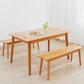 Rectangle Solid Wood Dining Table Modern Beech Wood Table in Nature with 4 Legs Clearhalo ' dining_table' 'Dining Tables & Seating' 'Dining Tables' 'furn' 'furn_dining_table' 'Furniture' 'furniture_dining_table' 'Kitchen & Dining Furniture' 'kitchen&dining_furn' 'kitchen' 'kitchen_dining_table' 3922732