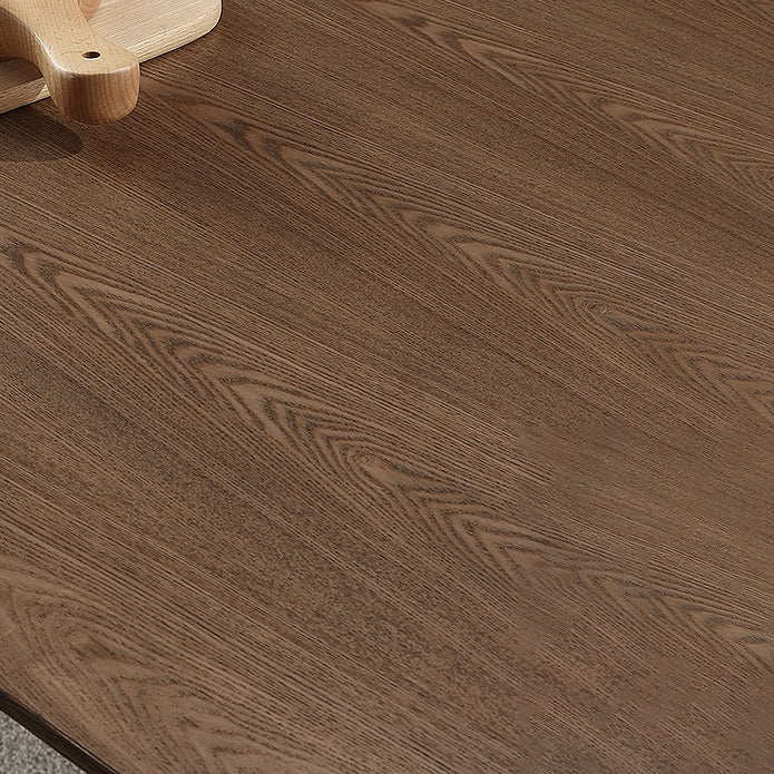 Contemporary Ash Wood Dining Table Double Pedestal Solid Wood Base Rectangle Table for Home Clearhalo ' dining_table' 'Dining Tables & Seating' 'Dining Tables' 'furn' 'furn_dining_table' 'Furniture' 'furniture_dining_table' 'Kitchen & Dining Furniture' 'kitchen&dining_furn' 'kitchen' 'kitchen_dining_table' 3922755